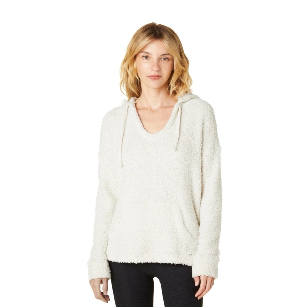 Beyond Yoga Cloud Cover‎ Hoodie Size Large in Winter White
